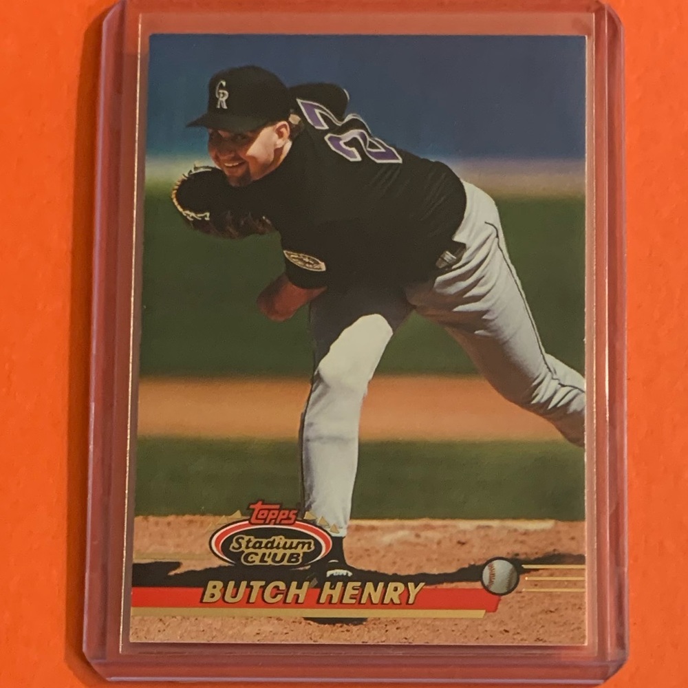 Butch Henry #311 1993 Topps Stadium Club Baseball Trading Card